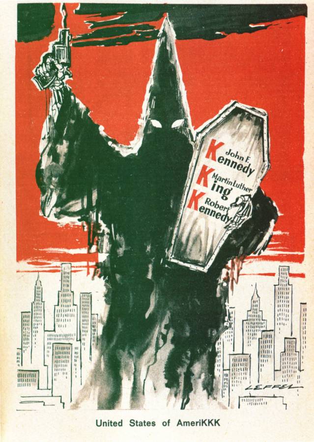 1969 Dictionnaire du Canard Enchaine Dessin de Leffel United of AmeriKKK.jpg